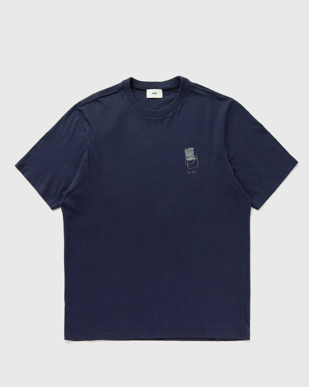 Autry Action Shoes T-SHIRT MAIN Blue Mens Shortsleefe
