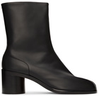 Maison Margiela Black Mid Heel Tabi Boots