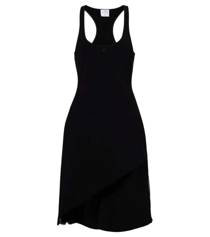 Photo: Courrèges Infinity asymmetric crêpe minidress