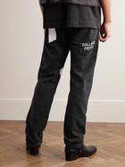 Gallery Dept. - Slim-Fit Straight-Leg Painted Embroidered Distressed Jeans - Black