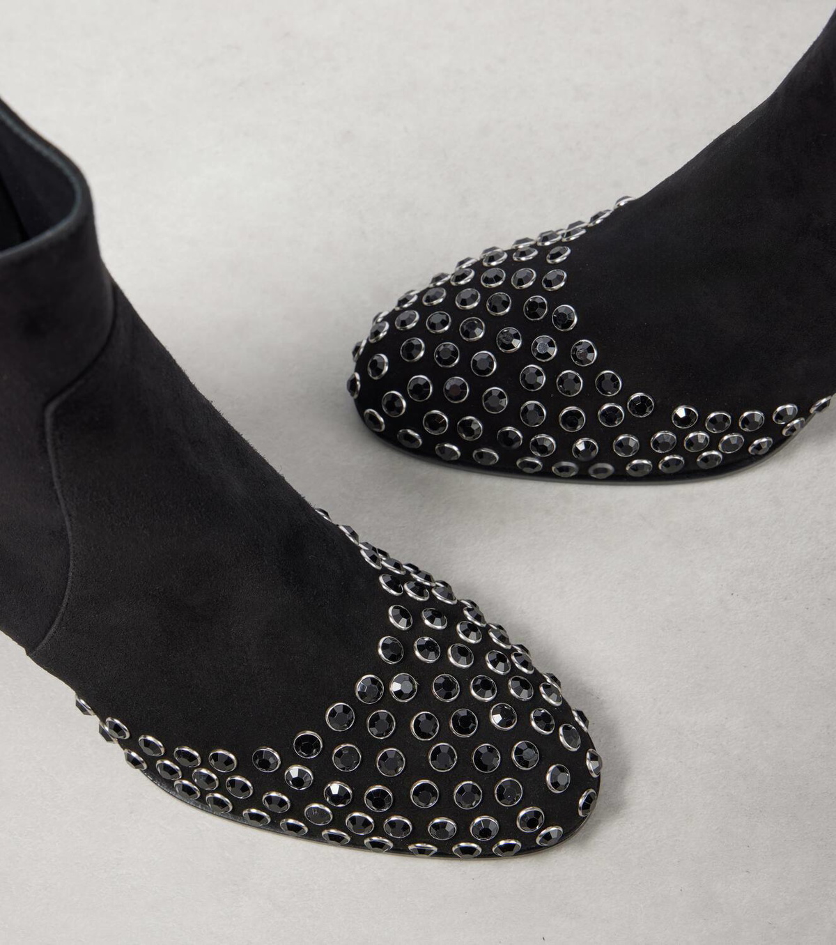 Alaïa Embellished suede ankle boots