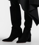 Paris Texas Anja suede knee-high boots