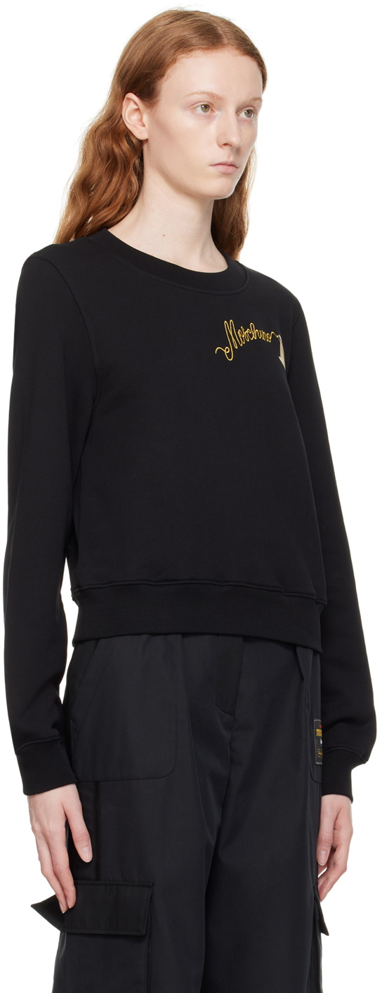 Moschino Black Sartorial Sweatshirt