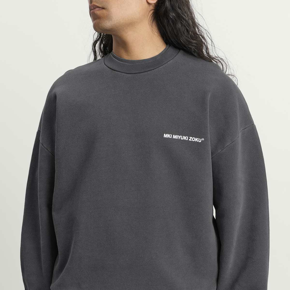 MKI Men's Uniform Crewneck in Pigment Black