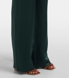 The Sei Pleated silk charmeuse wide-leg pants