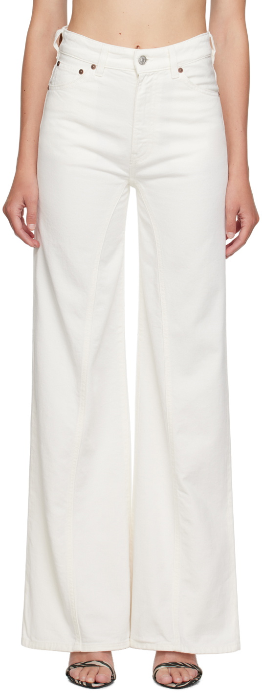 Victoria Beckham White Bianca Jeans Victoria Beckham