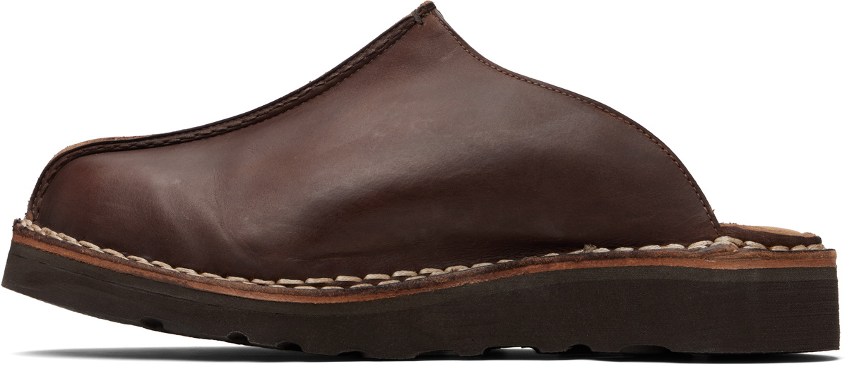 NEEDLES Brown Papillon Embossed Mountain Slip-In Loafers Needles