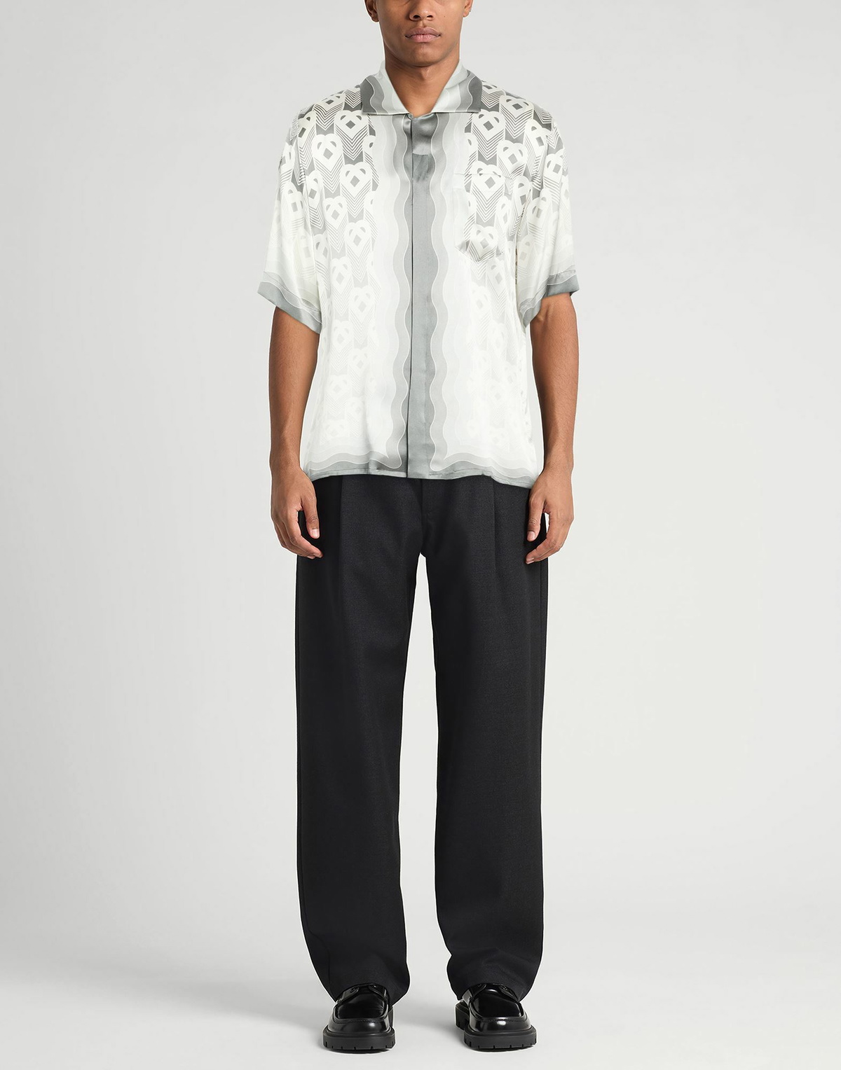 Casablanca Mens Shirt in Grey