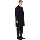 Dunhill Navy Engineered Double Face Mac Coat
