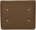 Maison Margiela Brown Compact Bifold Wallet