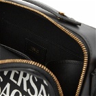 Versace Men's Mongram Side Bag in Black