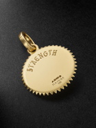 Foundrae - Strength Medium Annex Link 18-Karat Gold Diamond Pendant