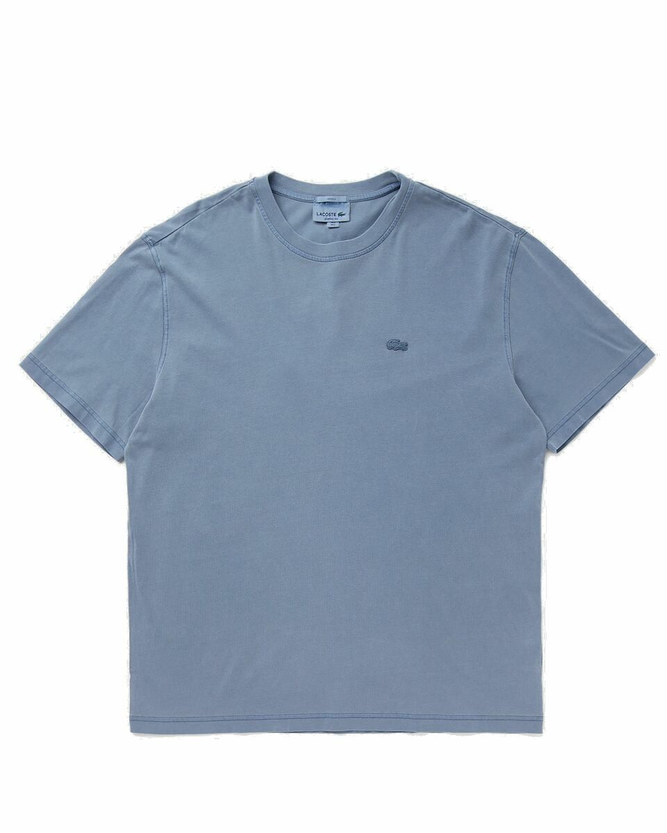 Photo: Lacoste Unisex Natural Dyed T Shirt Grey - Mens - Shortsleeves