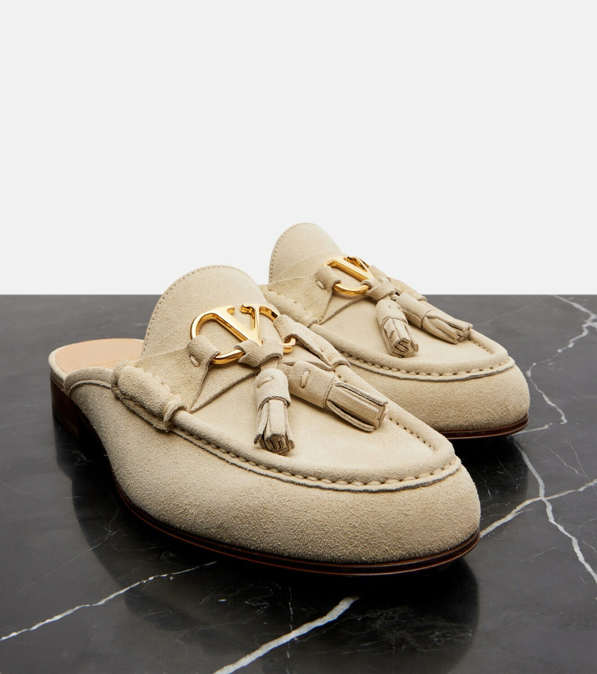Valentino Garavani VLogo suede loafers