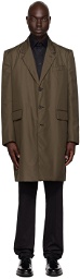 Dunhill Gray Button Coat