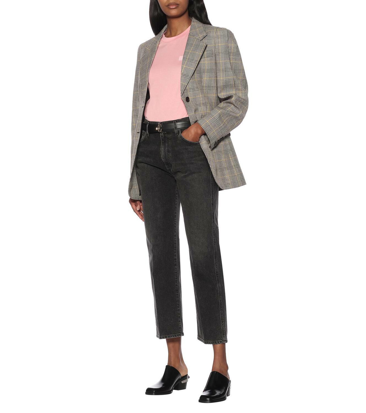 Goldsign The Cropped A high-rise jeans