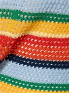MARNI - Striped Crocheted Cotton Hoodie