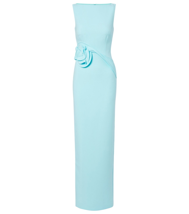 Photo: Roland Mouret Floral-appliqué gown