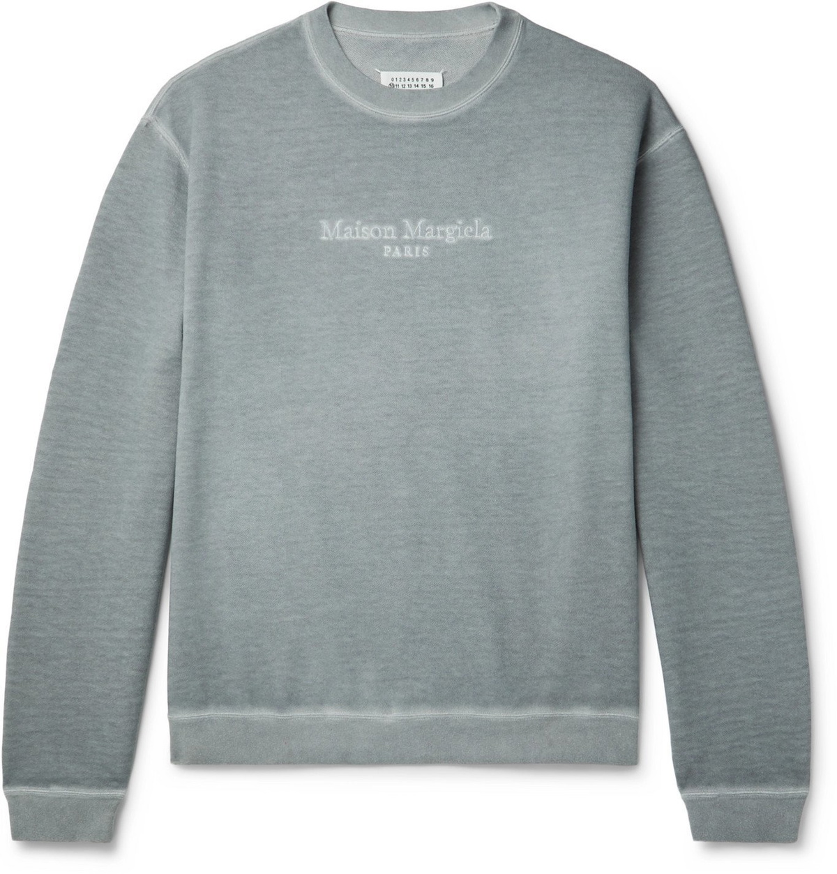 Maison Margiela Oversized Logo Embroidered Cotton Jersey