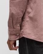 Carhartt Wip L/S Madison Fine Cord Shirt Pink - Mens - Longsleeves