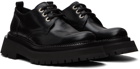 AMI Alexandre Mattiussi Black Round-Toe Derbys