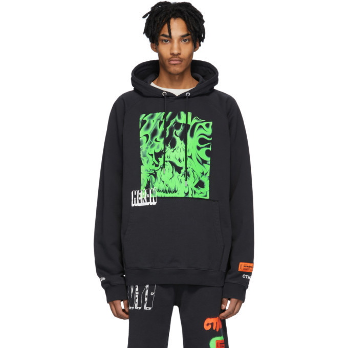 Photo: Heron Preston Black Box Skull Hoodie