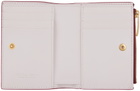Bottega Veneta Red Small Cassette Bi-Fold Zip Wallet