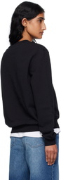 A.P.C. Black Standard 'Rue Madame' Sweatshirt