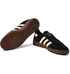 adidas Originals - Handball Spezial Leather-Trimmed Suede Sneakers - Black