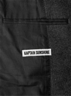 Kaptain Sunshine - Double-Breasted Wool Suit Jacket - Gray