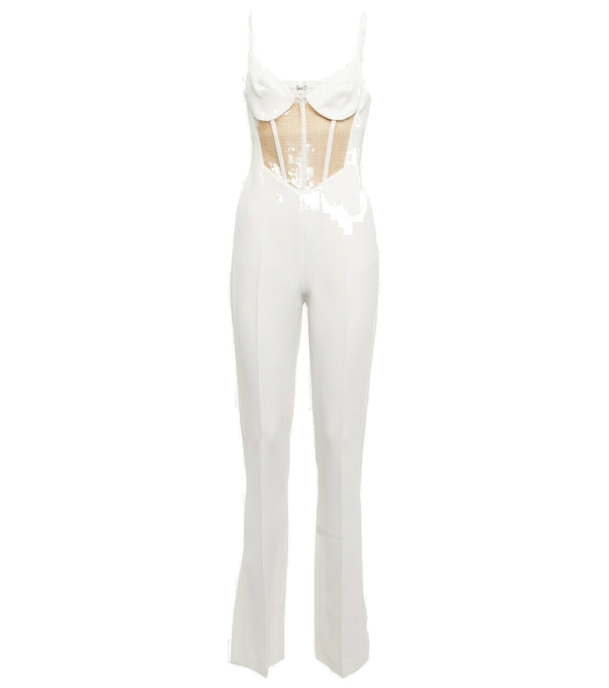 【David Koma】 Sequinedカットアウト cadyジャンプスーツ David Koma Sequined cutout cady jumpsuit David Koma