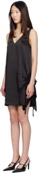 3.1 Phillip Lim Black Combo Hoodie & Minidress Set