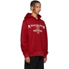 mastermind WORLD Red Missions Hoodie