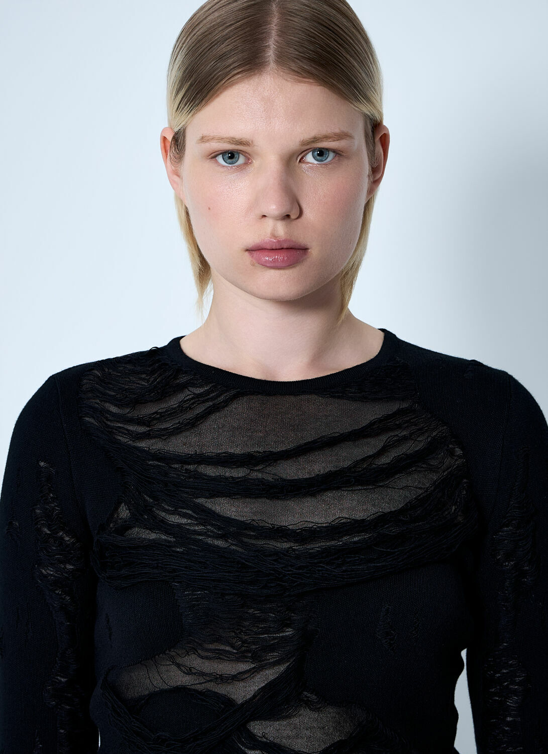 MM6 Maison Margiela Distressed Sweater