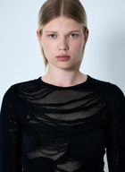 MM6 Maison Margiela Distressed Sweater