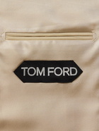 TOM FORD - O'Connor Slim-Fit Cotton and Silk-Blend Suit Jacket - Neutrals