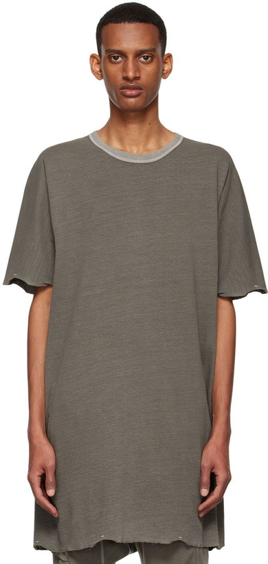 Photo: Boris Bidjan Saberi SSENSE Exclusive Gray Cotton T-Shirt