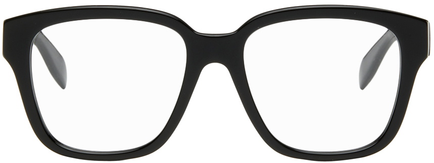 Alexander McQueen Black Graffiti Optical Glasses Alexander McQueen