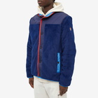 Moncler Grenoble Men's Reversible Polartech Fleece Jacket in Blue