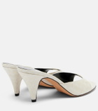 JUDE Haze croc-effect patent leather mules