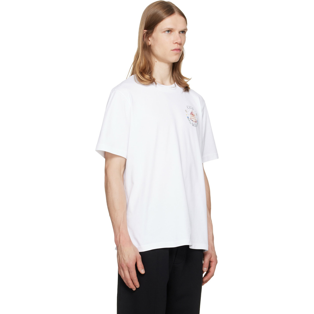 Casablanca White Classic T-shirt