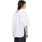 Balenciaga White Swing Short Sleeve Shirt