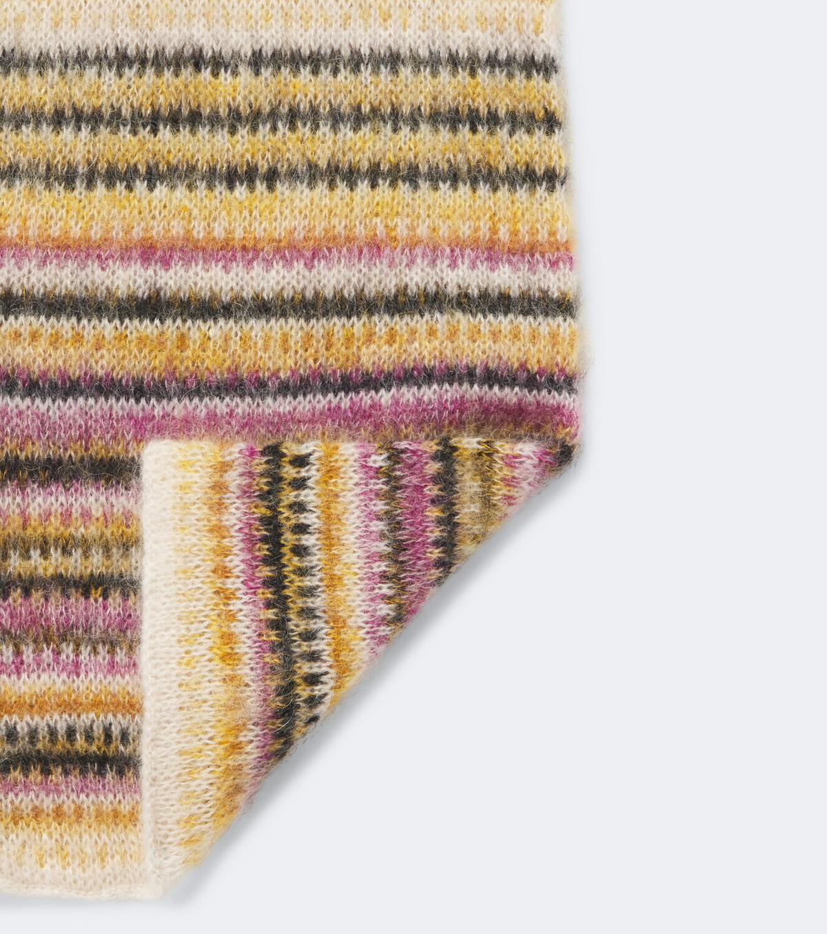 Isabel Marant Mouna striped mohair and wool-blend scarf
