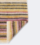Isabel Marant Mouna striped mohair and wool-blend scarf