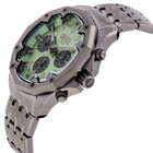 Diesel Stinger Chronograph Quartz Green Dial Mens Watch DZ4711