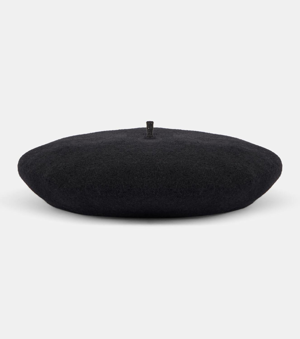 Brunello Cucinelli Monili Beads wool beret