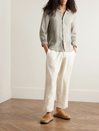 James Perse - Garment-Dyed Linen Shirt - Gray