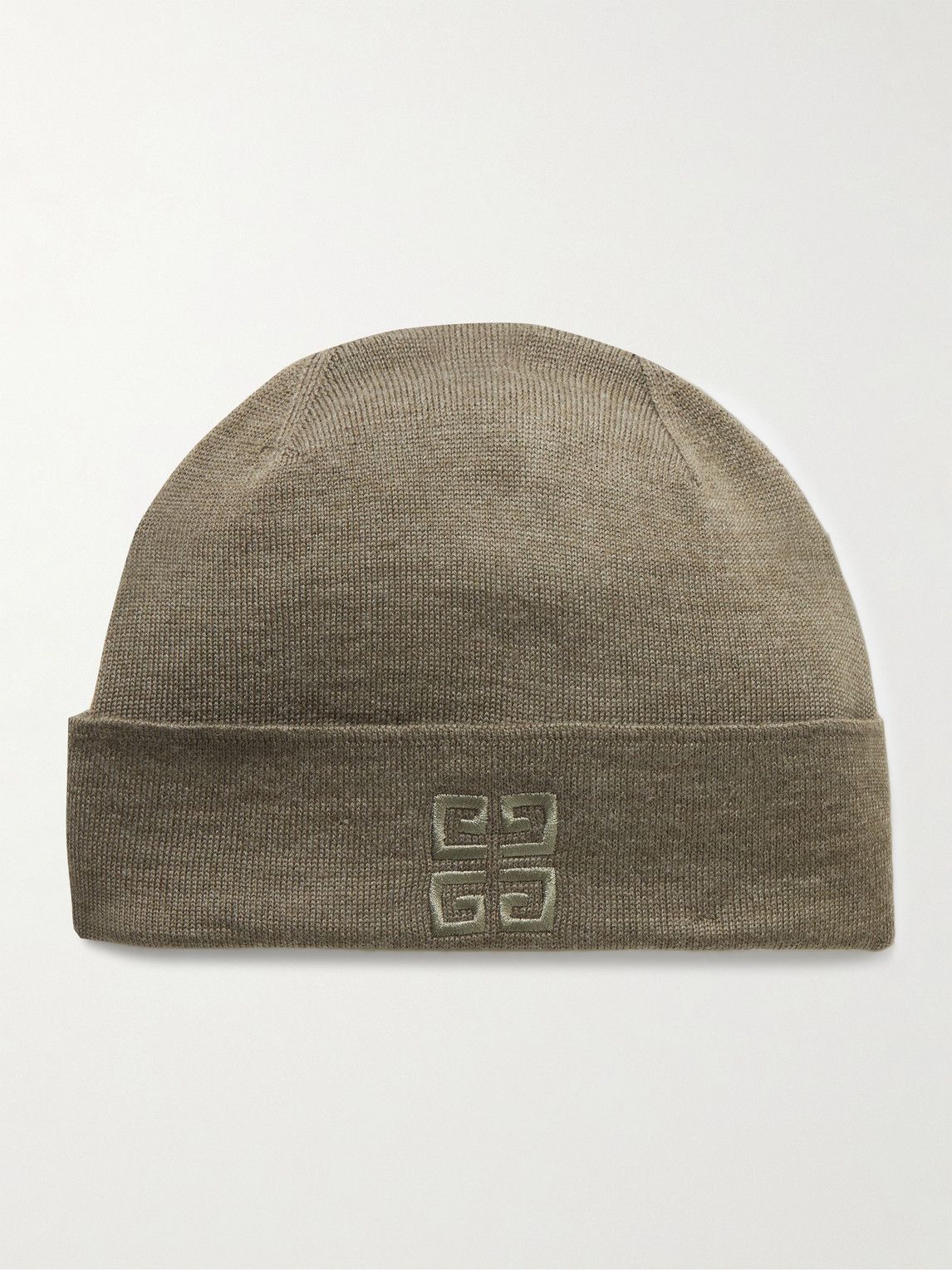 Givenchy - Logo-Embroidered Wool Beanie Givenchy