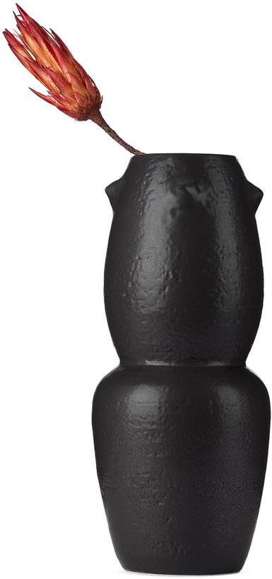 Photo: Jars Céramistes Limited Edition Black Les Sages Horace Vase