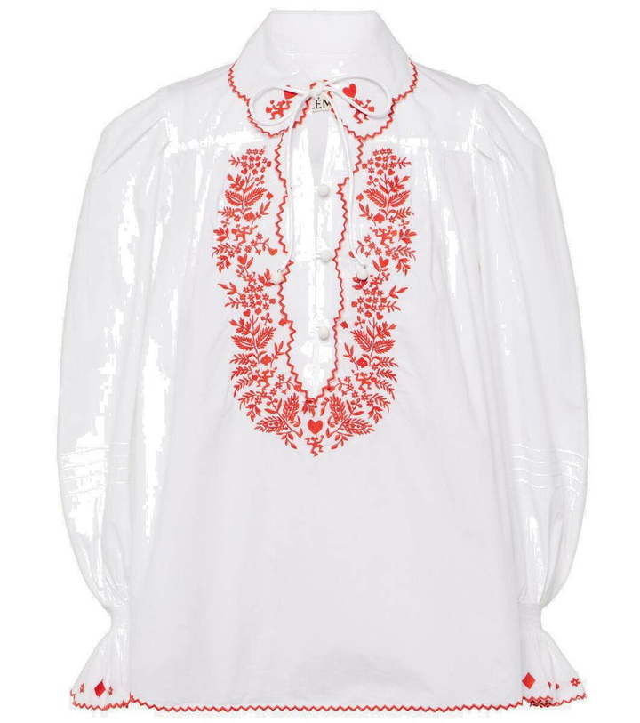 Photo: Alémais Hearts embroidered cotton shirt